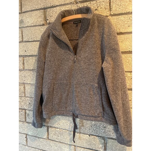Beyond Yoga Womens Half-Zip Fleece Pullover Jacket S Gray - Picture 2 of 8